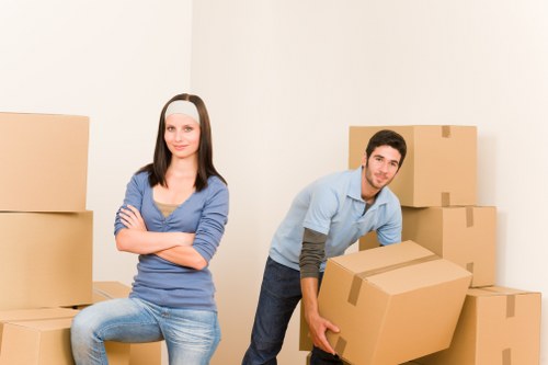 Eco-friendly packing materials in use